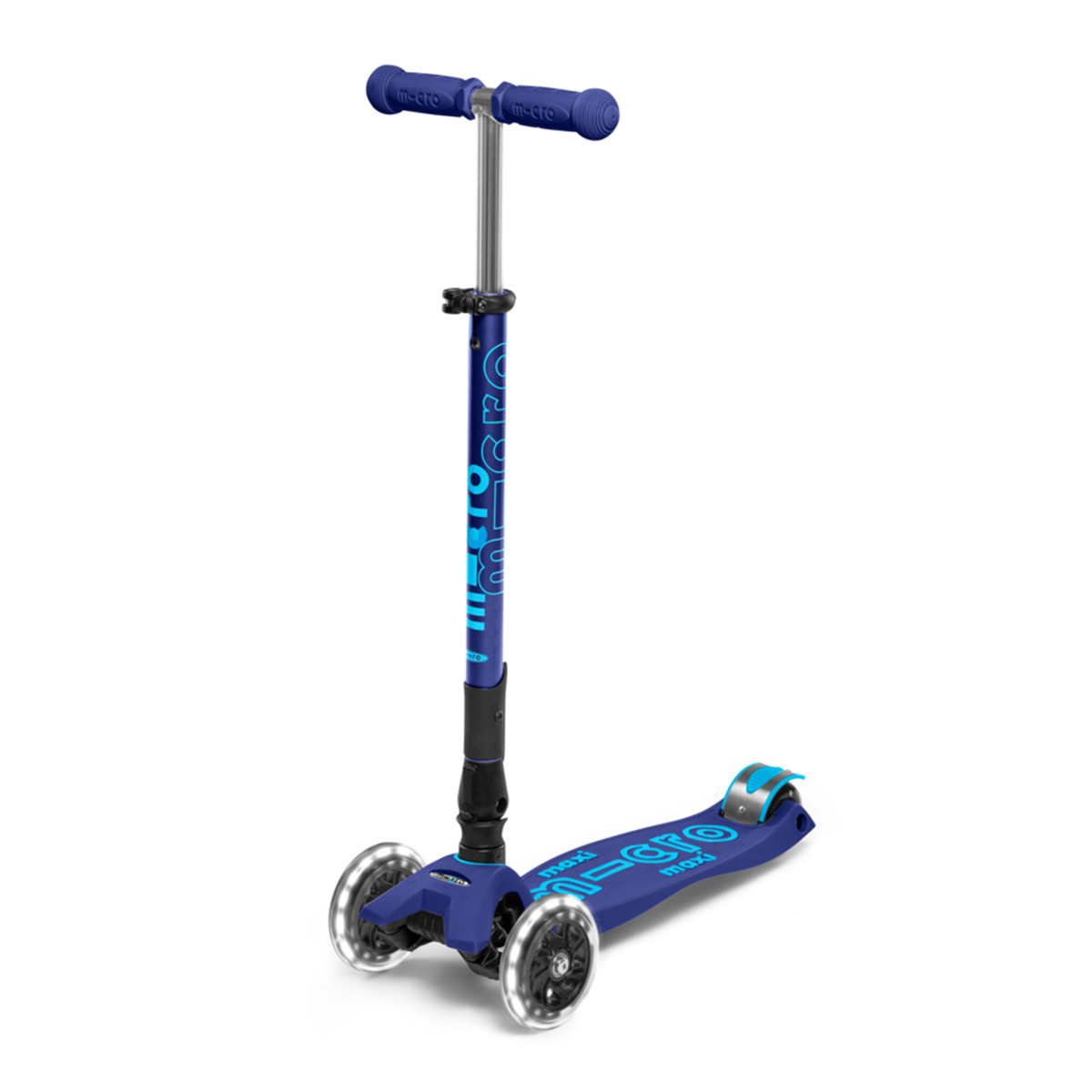 Micro Scooters Maxi Foldable LED Assorted Colours