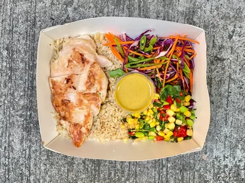Chicken Breast Grain Tray (Halal)