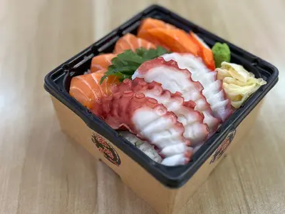 Salmon with Octopus